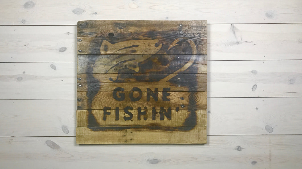 Gone Fishn' Hook Gallery Art