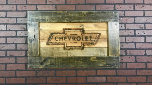 Chevrolet Bow Tie Framed Logo