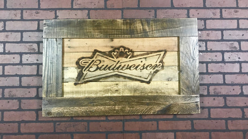 Budweiser Framed Logo