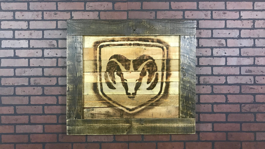 Dodge Ram Framed Logo