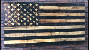 American Flag Reclaimed Art