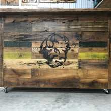 6' NDSU BISON Reclaimed Bar