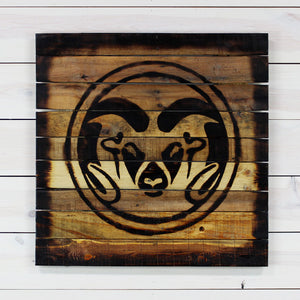 Colorado State Reclaimed Burnt Edge Art